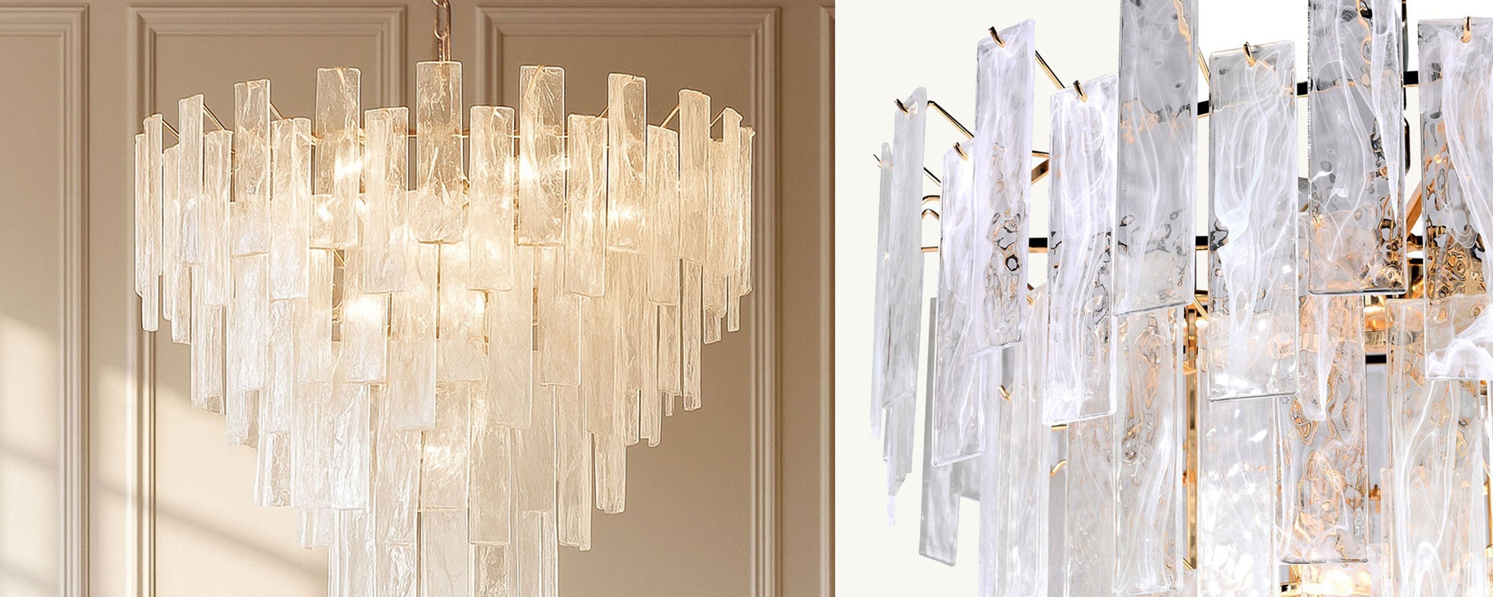 Product Hightlight: The Golden Tiered Glass Chandelier (Large)