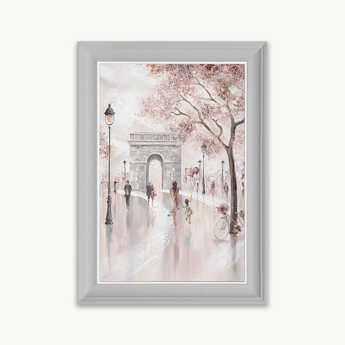 Parisian Promenade Framed Picture