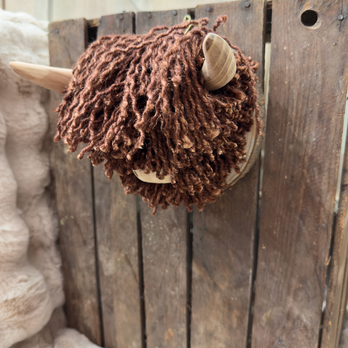 Bonnie Highland Cow Wall Deco - Mini