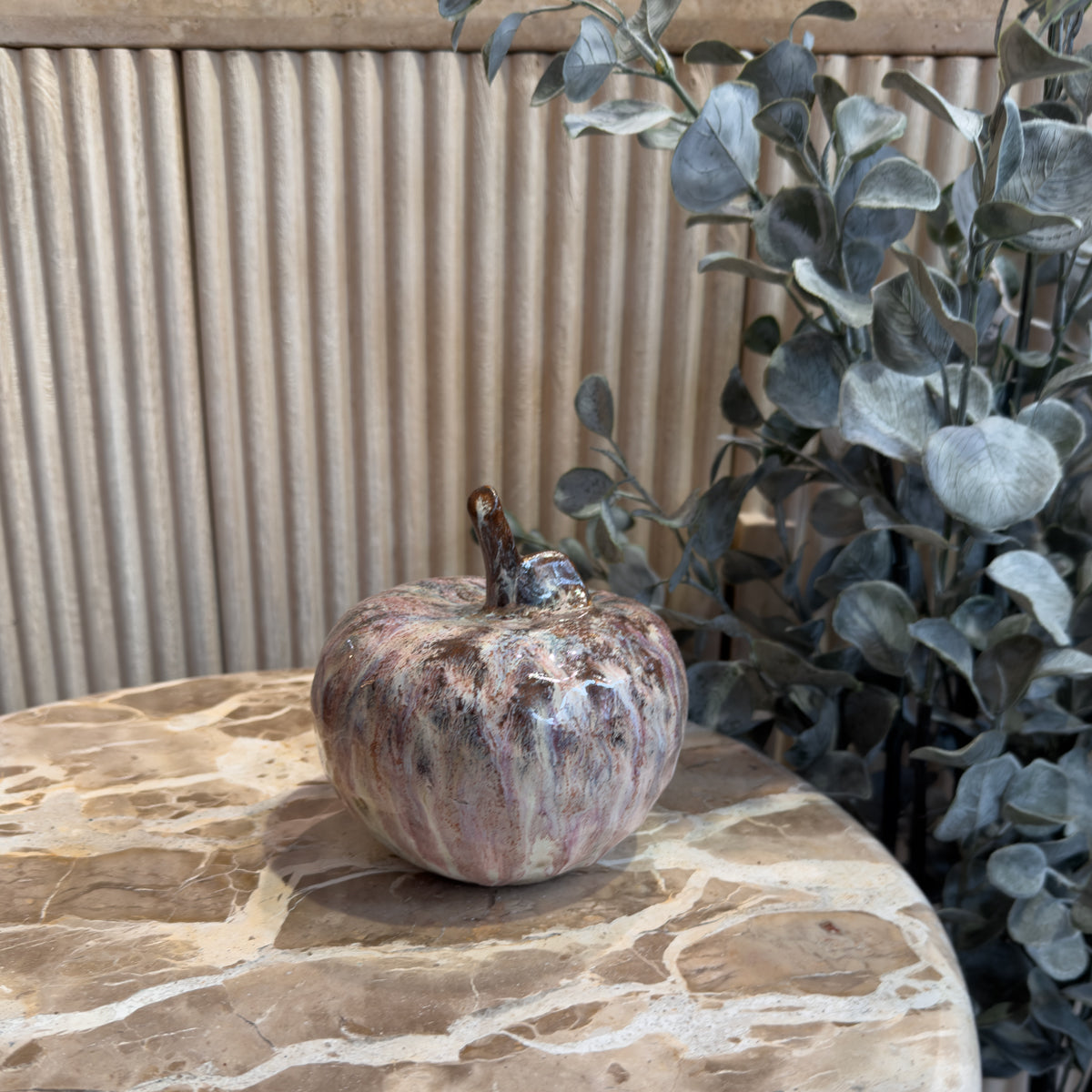 Watercolour Ceramic Apple - Large