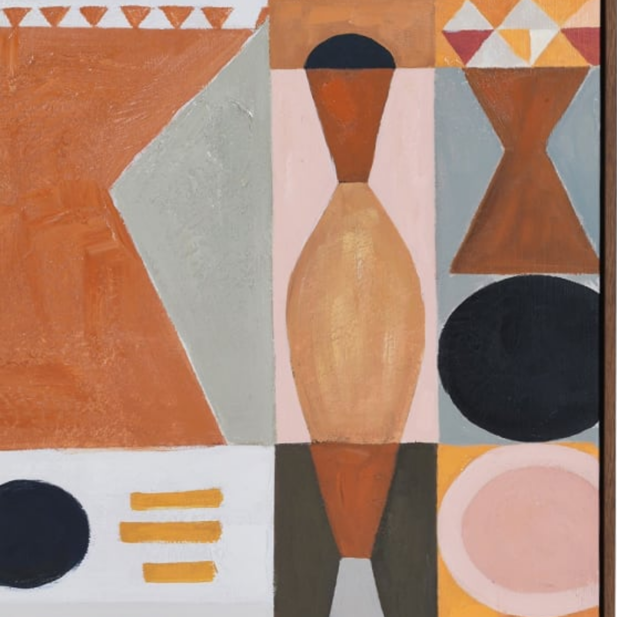 Terra Forms Geometric Canvas
