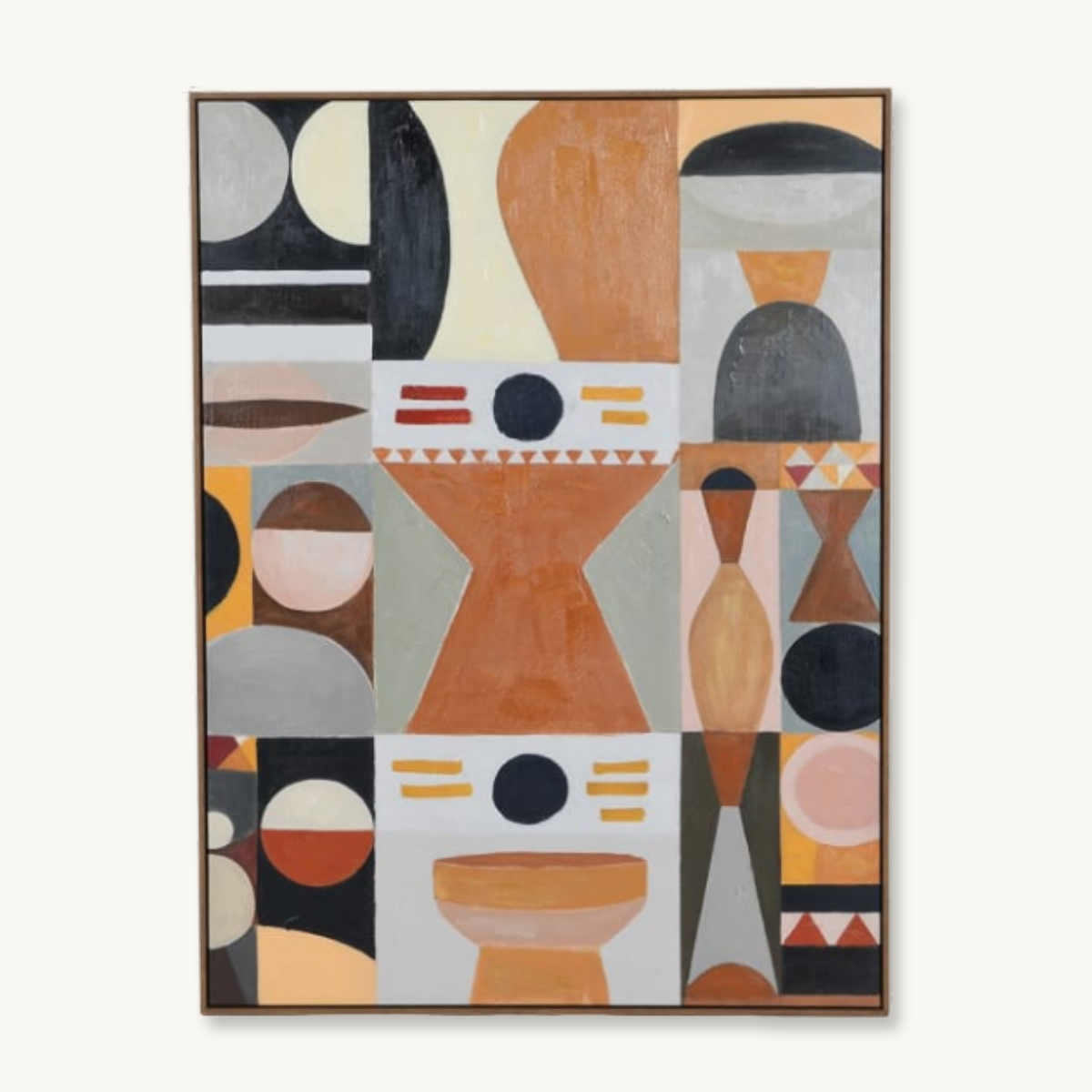 Terra Forms Geometric Canvas