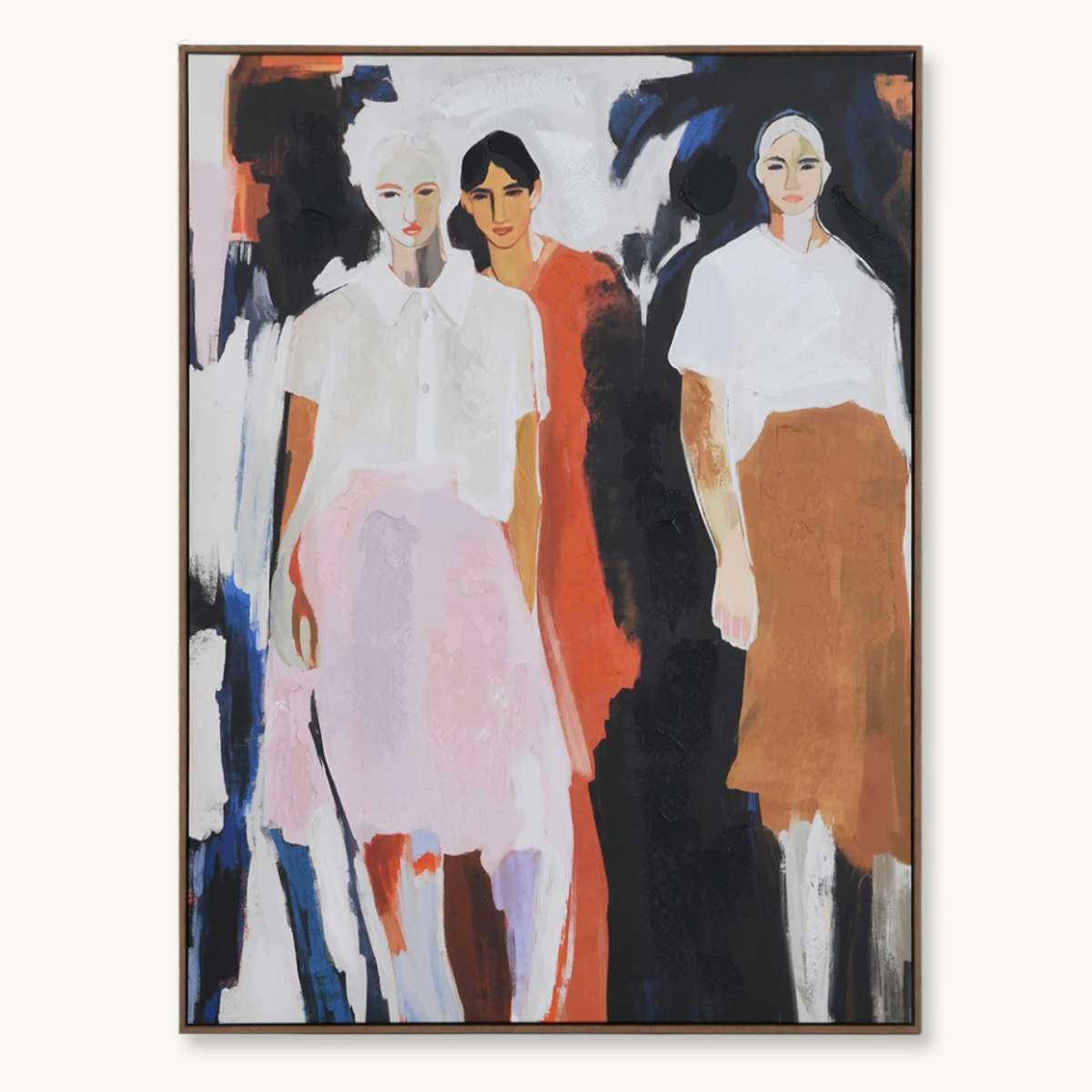 The Collective Abstract Fashion Canvas