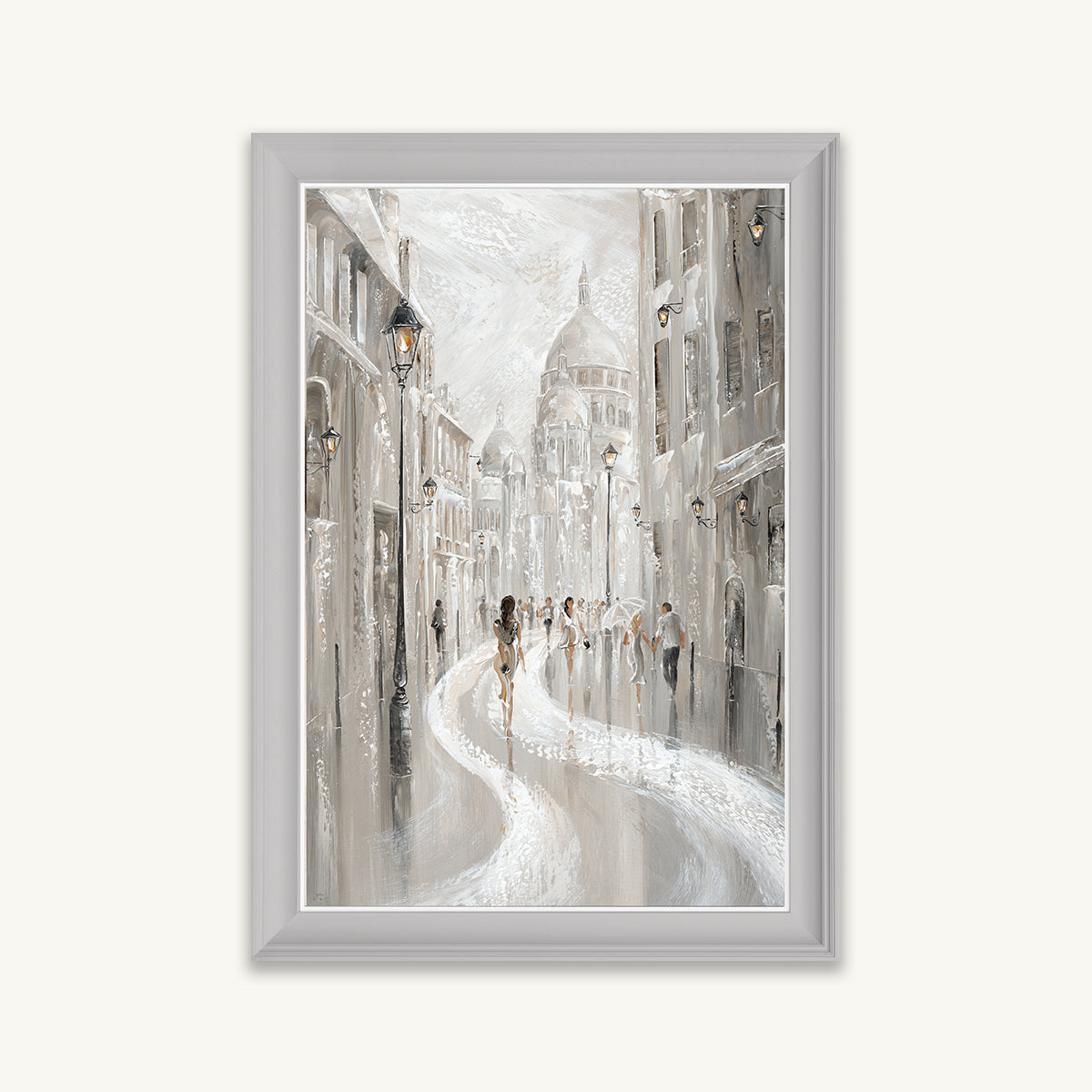 A Walk in Montmartre Framed Picture