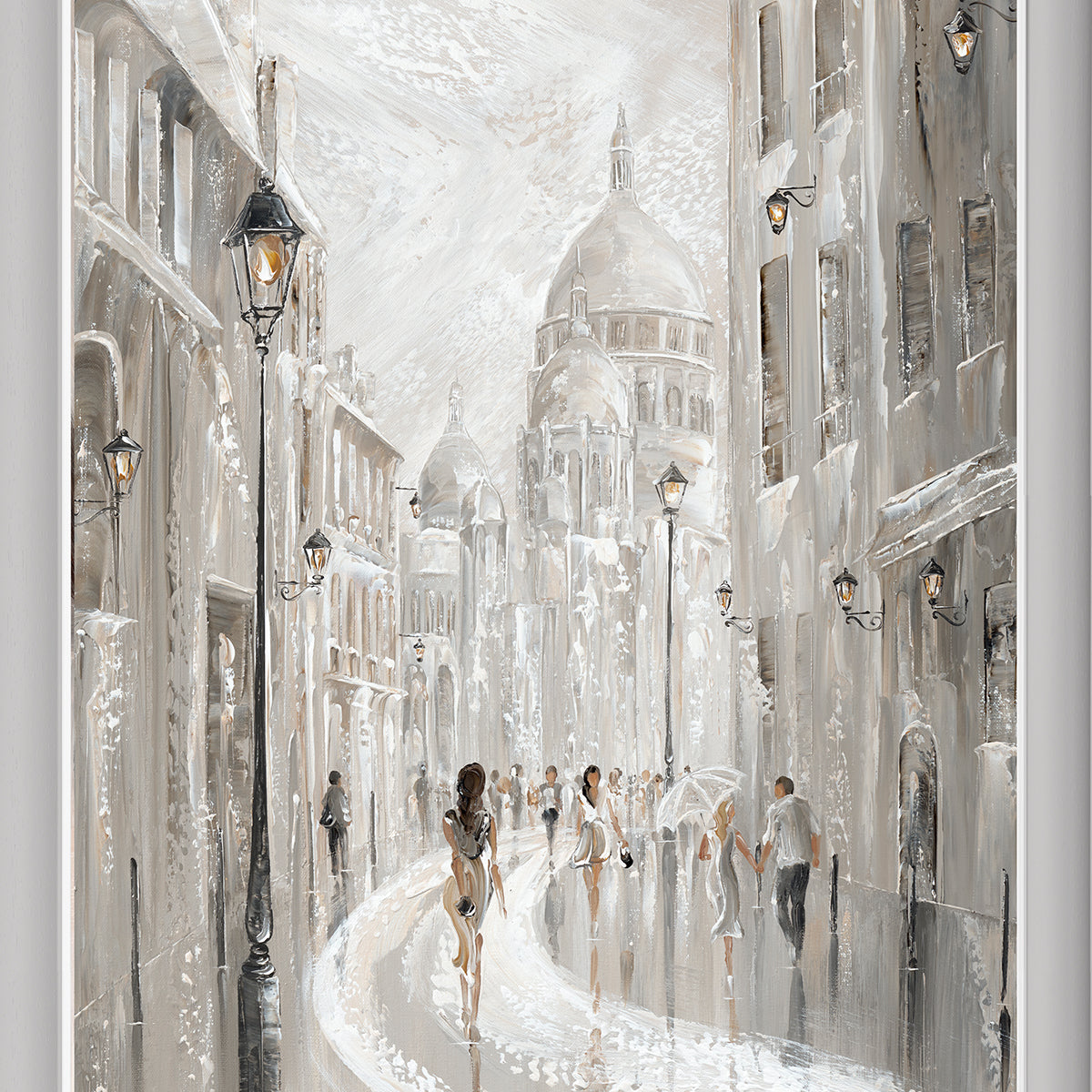 A Walk in Montmartre Framed Picture