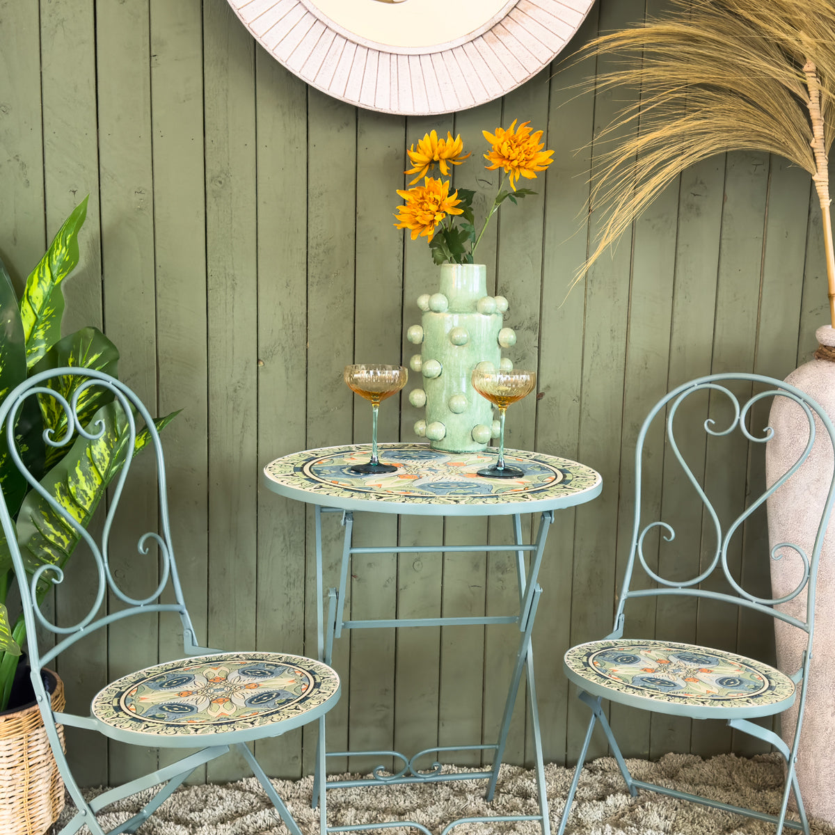 Biarritz 2 Seater Mosaic Set