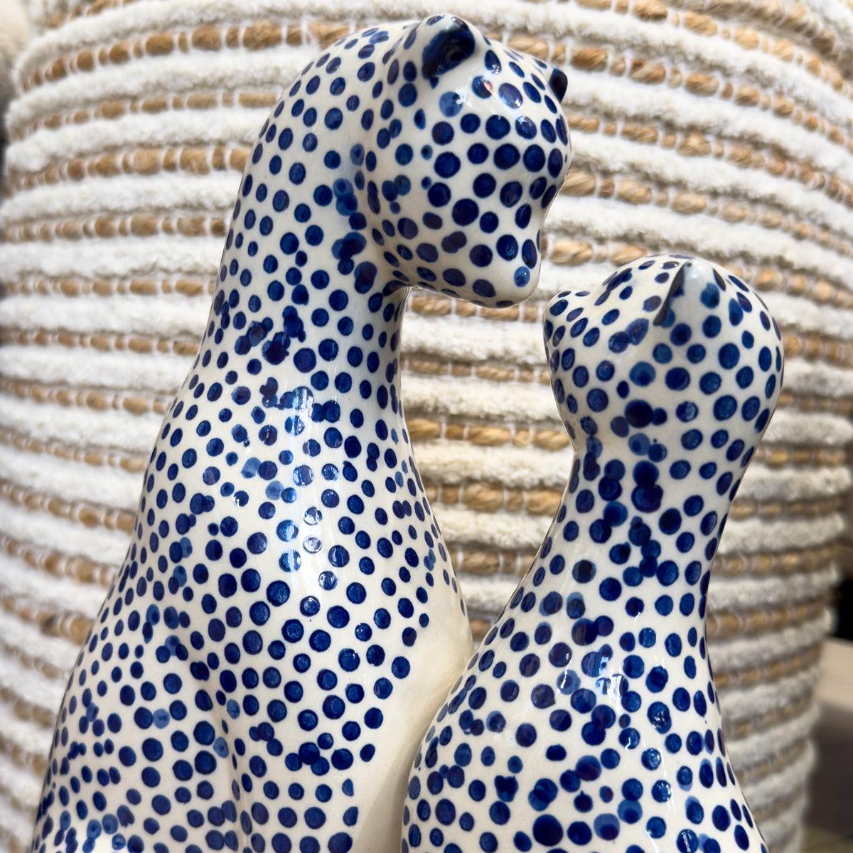 Blue Spotted Kissing Leopards