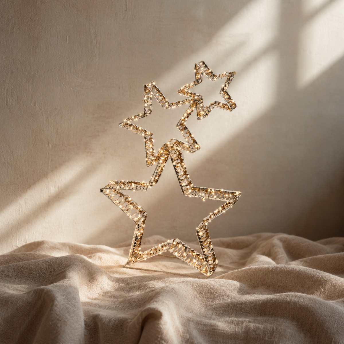 Micro LED Triple Star Decor