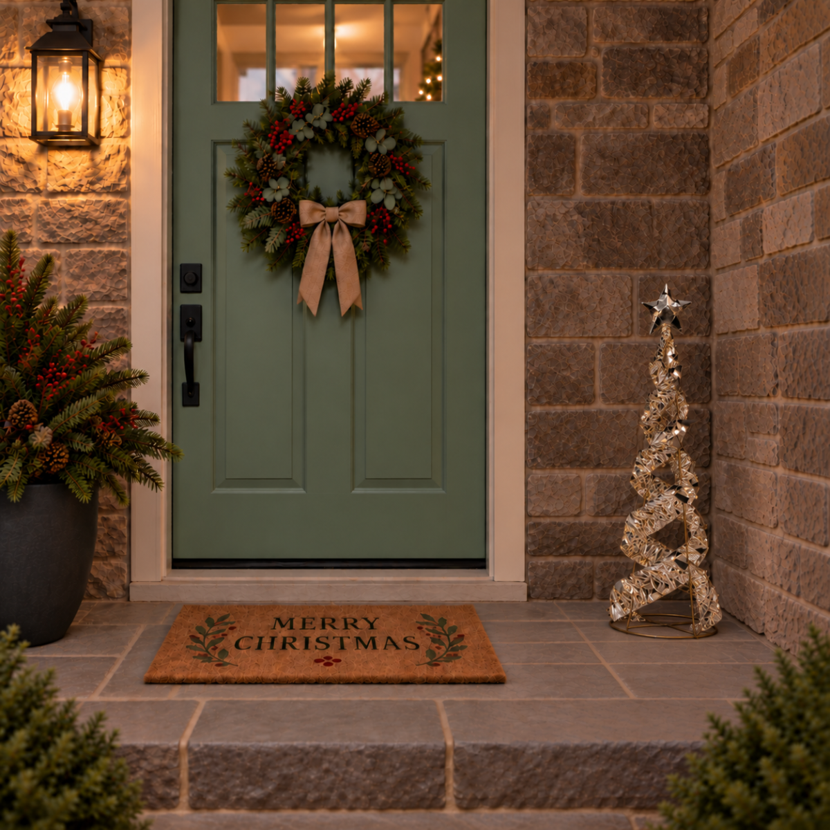 LED Swirled Cone Tree - Small
