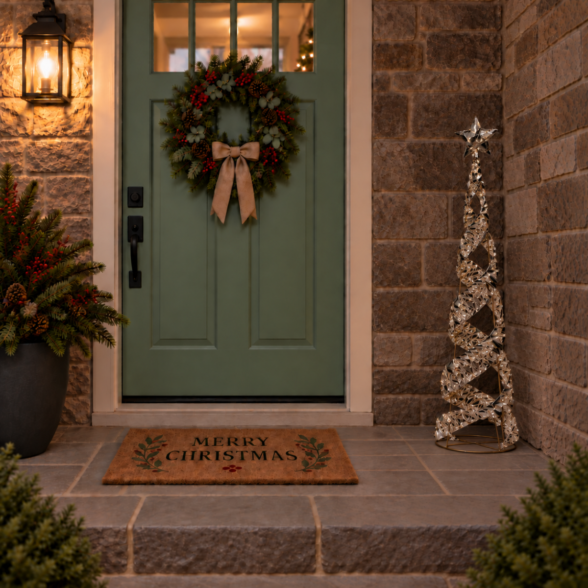 LED Swirled Cone Tree - Large