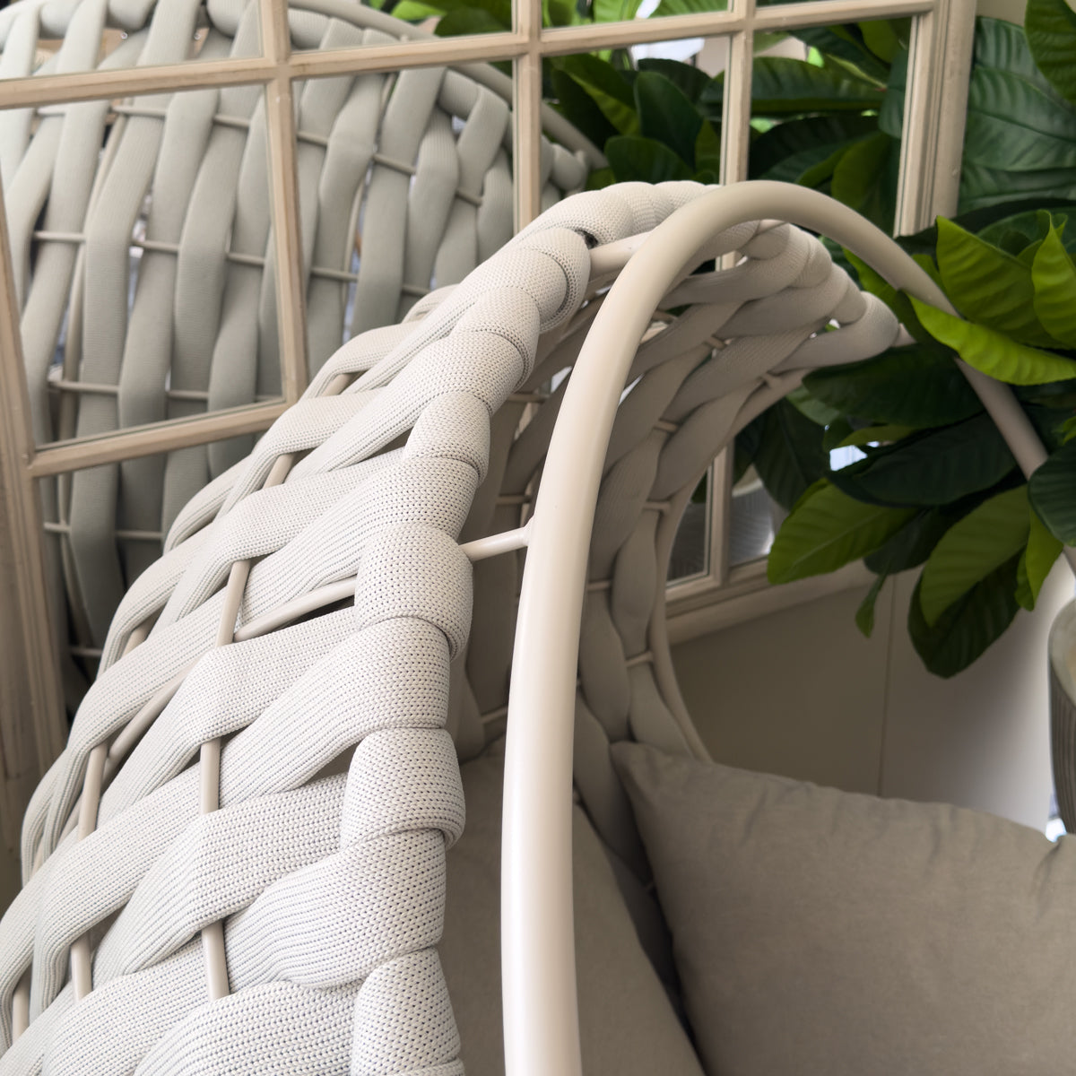 Seville Woven Round Swivel Chair
