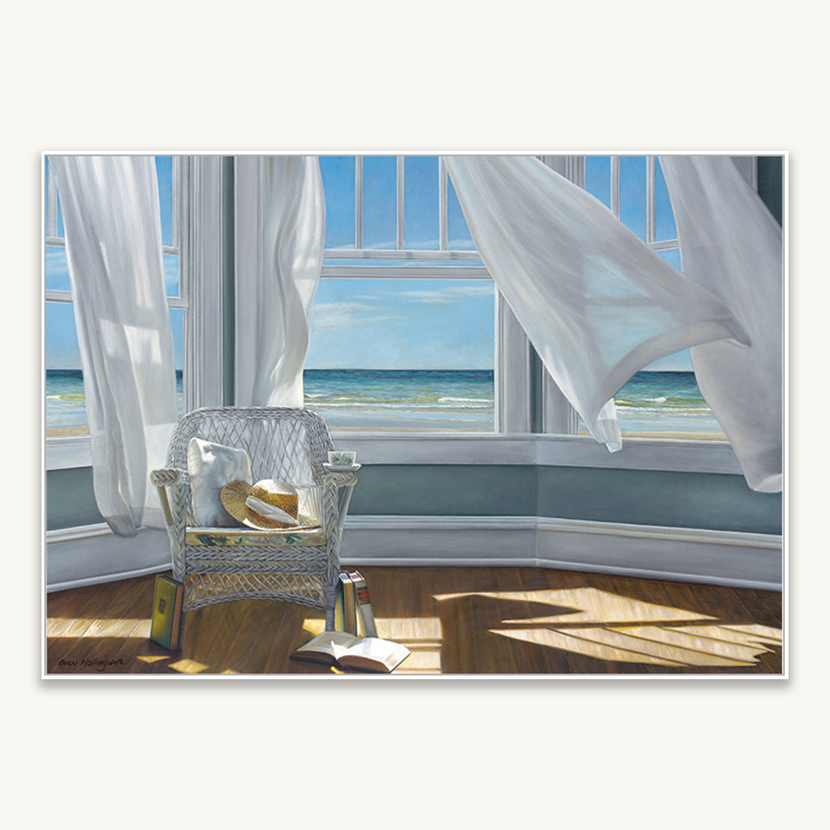 Where Light Drifts In Framed Canvas