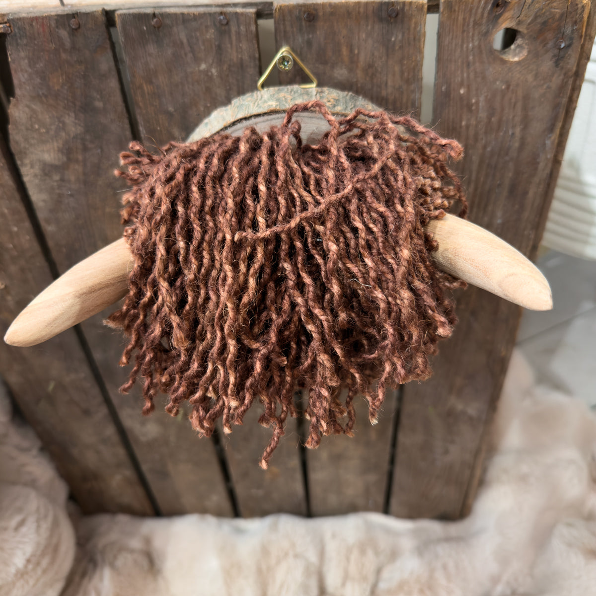 Bonnie Highland Cow Wall Deco - Mini