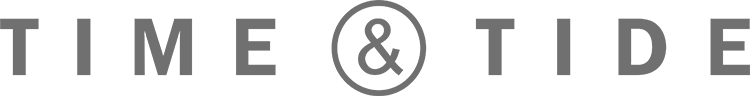 Time & Tide logo in grey