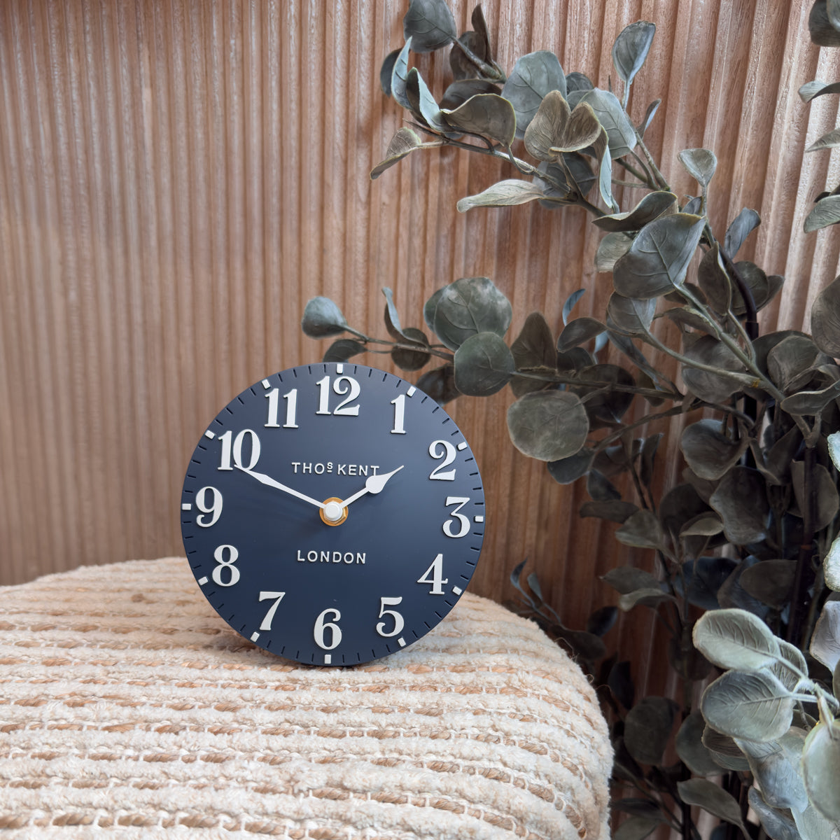 6" Arabic Mantel Clock - Ink