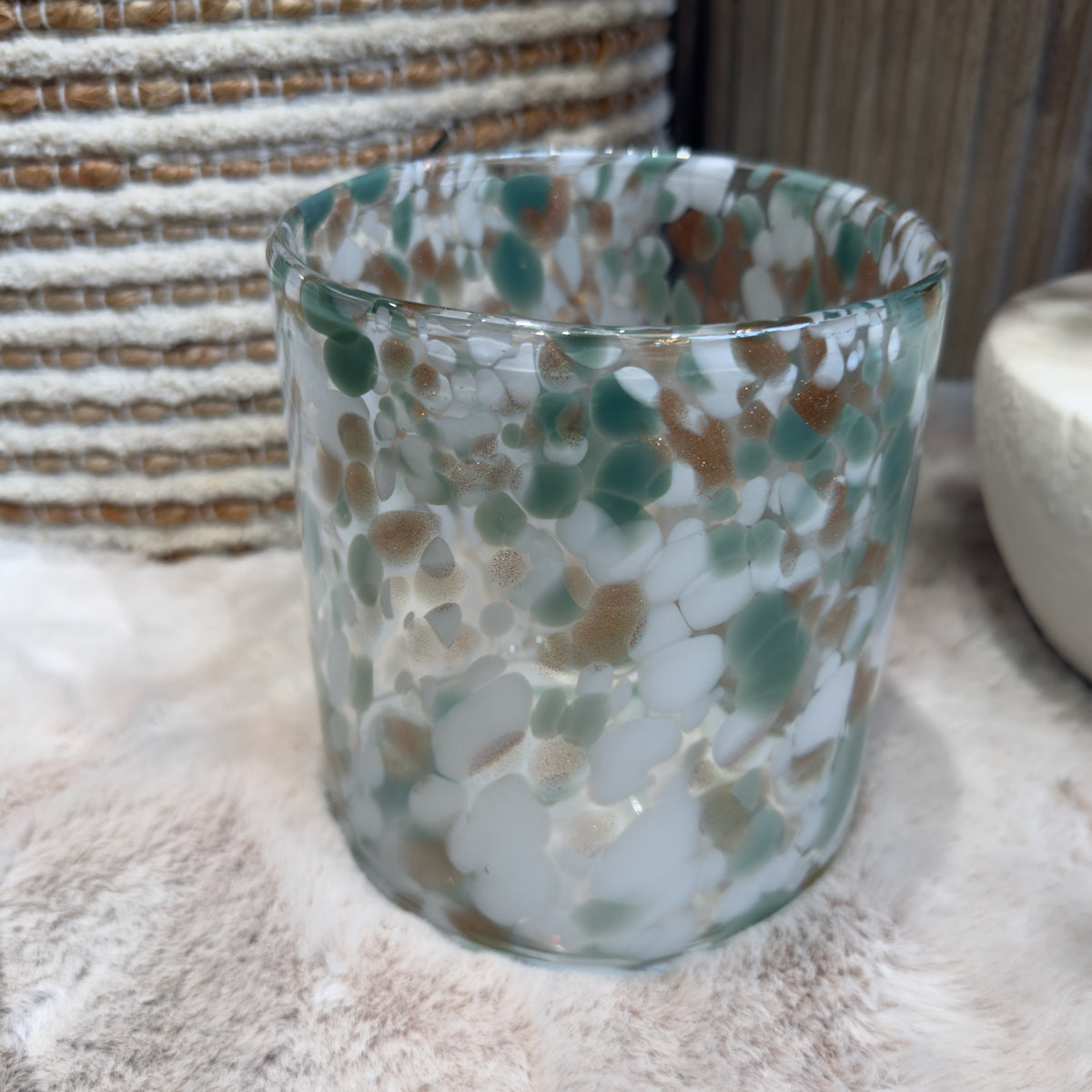 Sage & Gold Speckled Hurricane