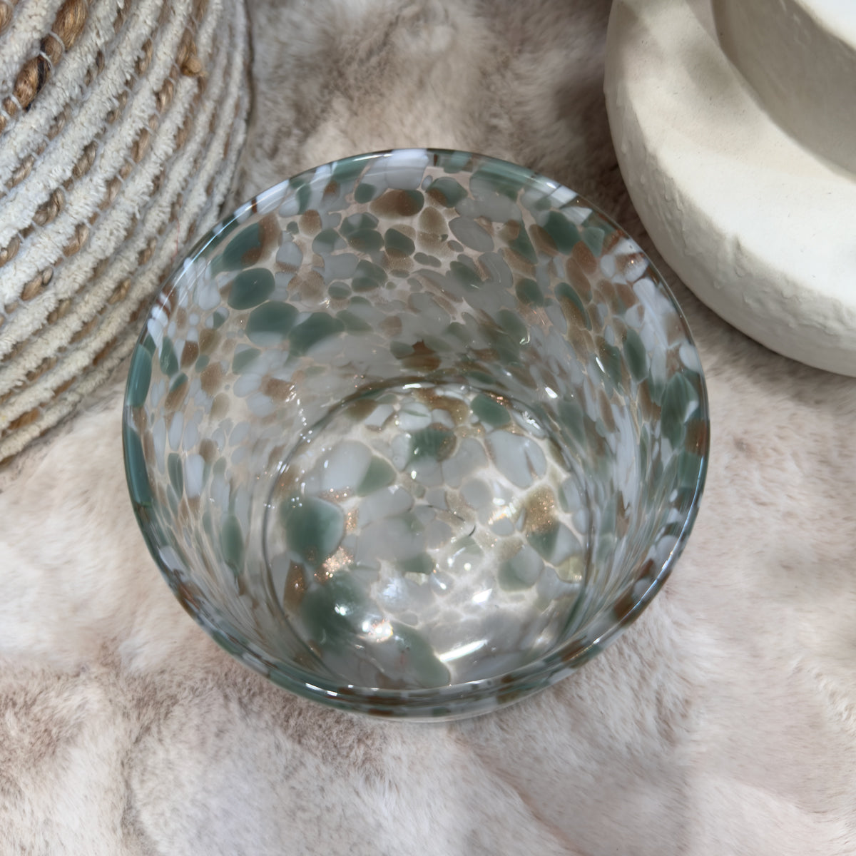 Sage & Gold Speckled Hurricane