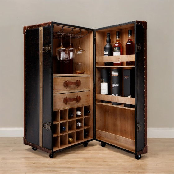 Trunk Bar Cabinet