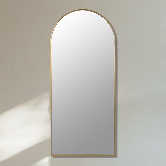 Gold Tall Arch Mirror